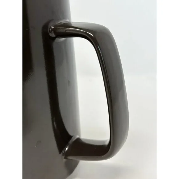 1970s MIKASA MAJORCA INTAGLIO COFFEE TEA POT w/LID 7501 Brown Stoneware Japan - Picture 11 of 12